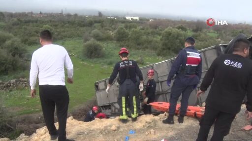 Antalya’da yolcu otobüsü şarampole yuvarlandı: 8 ölü, 26 yaralı