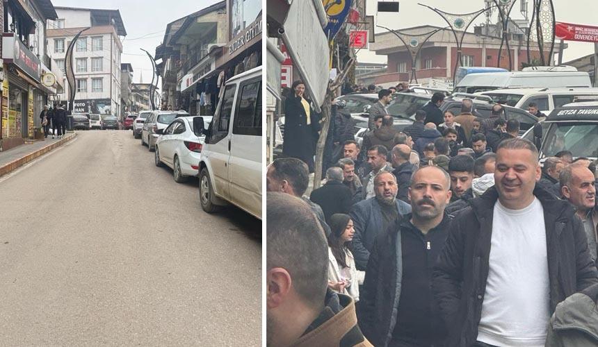 Cumhuriyet Caddesi’nde İki Farklı Görüntü