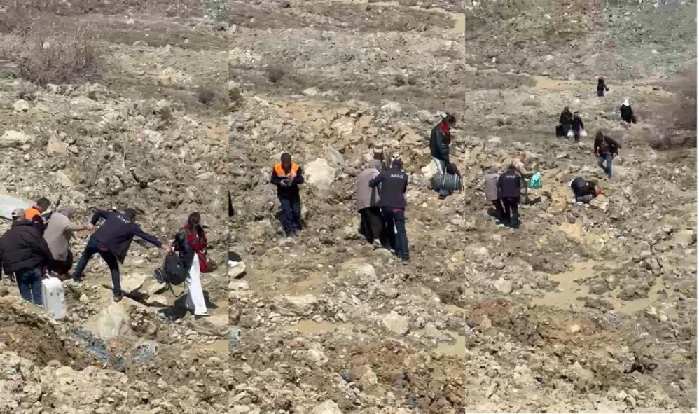 Hakkari-Van yolunda Jandarma ve AFAD’dan geçiş desteği