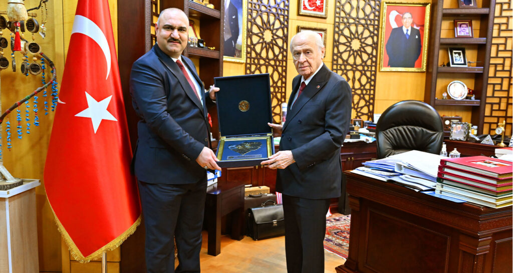 MHP Lideri Bahçeli, Kerkük Valisi Ağa’yı kabul etti