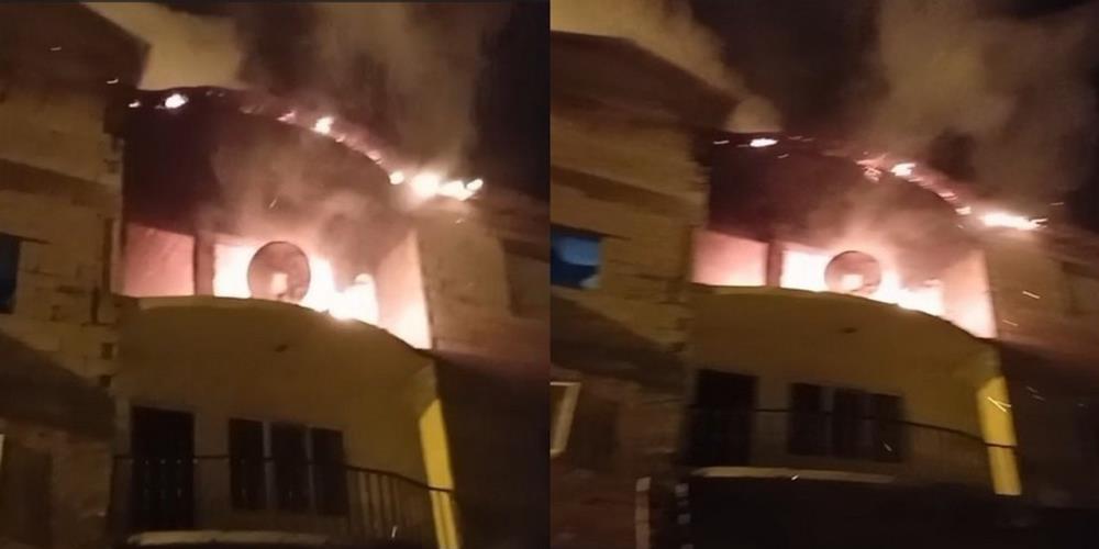 Hakkari’de korkutan ev yangını