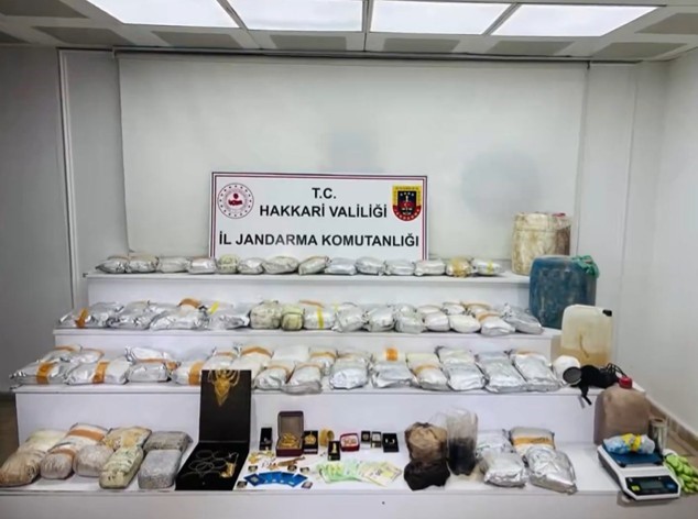 İçişleri Bakanlığı: “Hakkari’de 626 kilo uyuşturucu ele geçirildi”