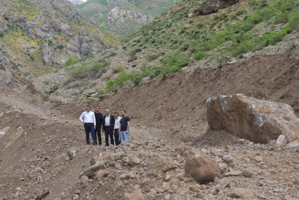 Helil Vadisi İçme Suyu Projesinde Servis Yolu İncelemesi