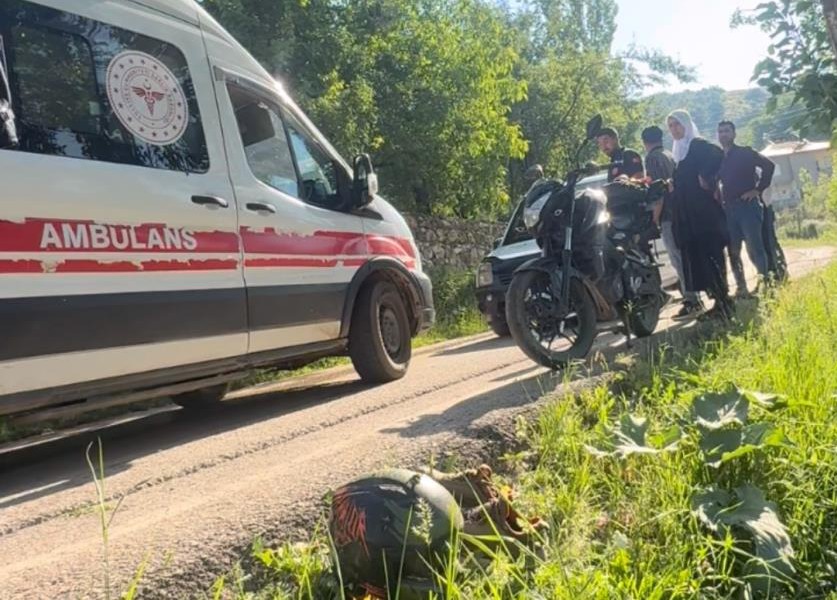 Şemdinli’de motosiklet kazası: 1 yaralı