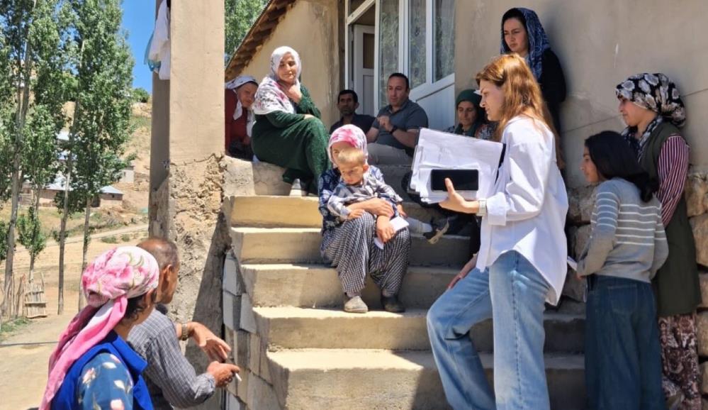 Yüksekova’da çiftçilere yönelik sağlık taraması ve brusella eğitimi verildi