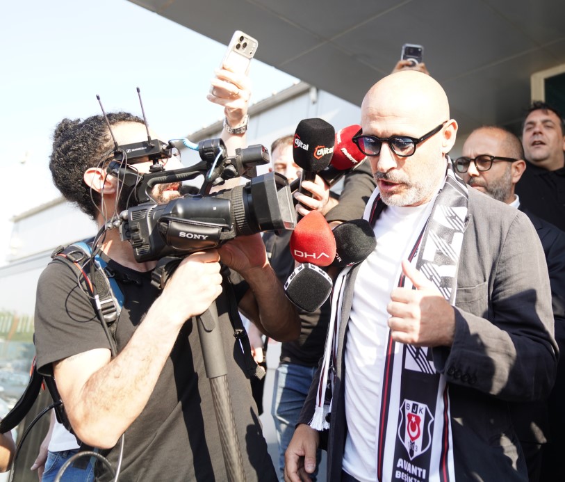 Beşiktaş’ın yeni teknik direktörü Vincenzo Italiano, İstanbul’a geldi