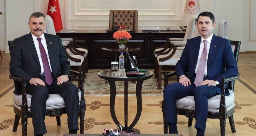 Bakan Çiftçi’den Bakan Kurum’a ziyaret