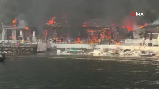 Büyükada Viranbağ Plajı’nda yangın