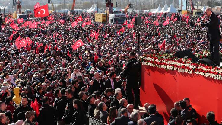 AK Parti 25. yılına özel mitingi için hazırlıklarını tamamlıyor