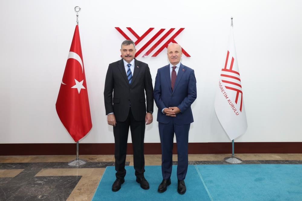 Bakan Çiftçi’den YÖK Başkanı Özvar’a ziyaret