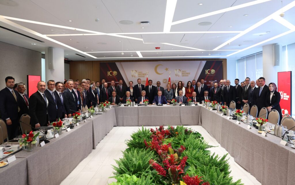Cumhurbaşkanı Erdoğan, New York’ta iş adamlarıyla bir araya geldi