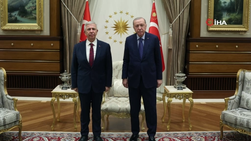 Cumhurbaşkanı Erdoğan, Mansur Yavaş’ı kabul etti