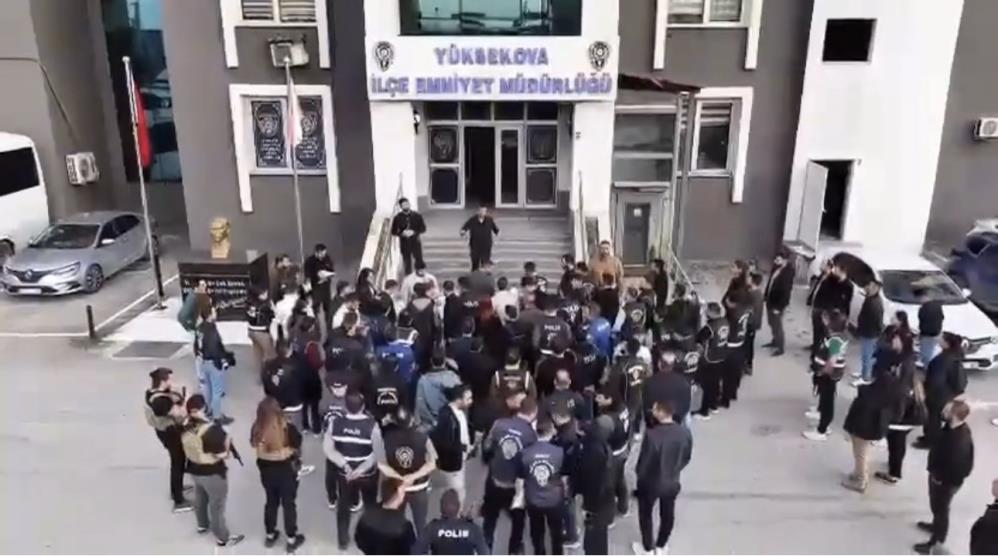 Yüksekova’da yasa dışı bahis operasyonu: 46 gözaltı